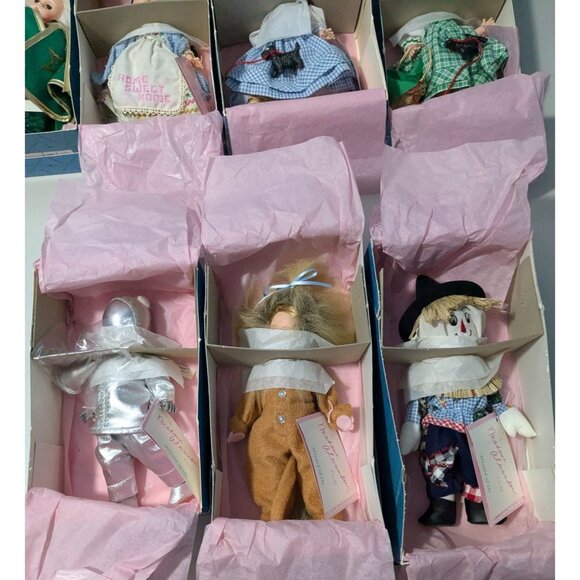 Wizard Of Oz 8-Piece Madame Alexander Collectible Doll Set Vintage - Picture 2 of 16